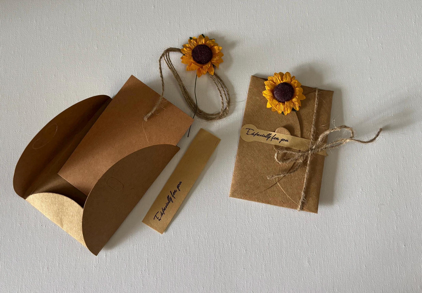 Mini Crochet sunflower teacher gift