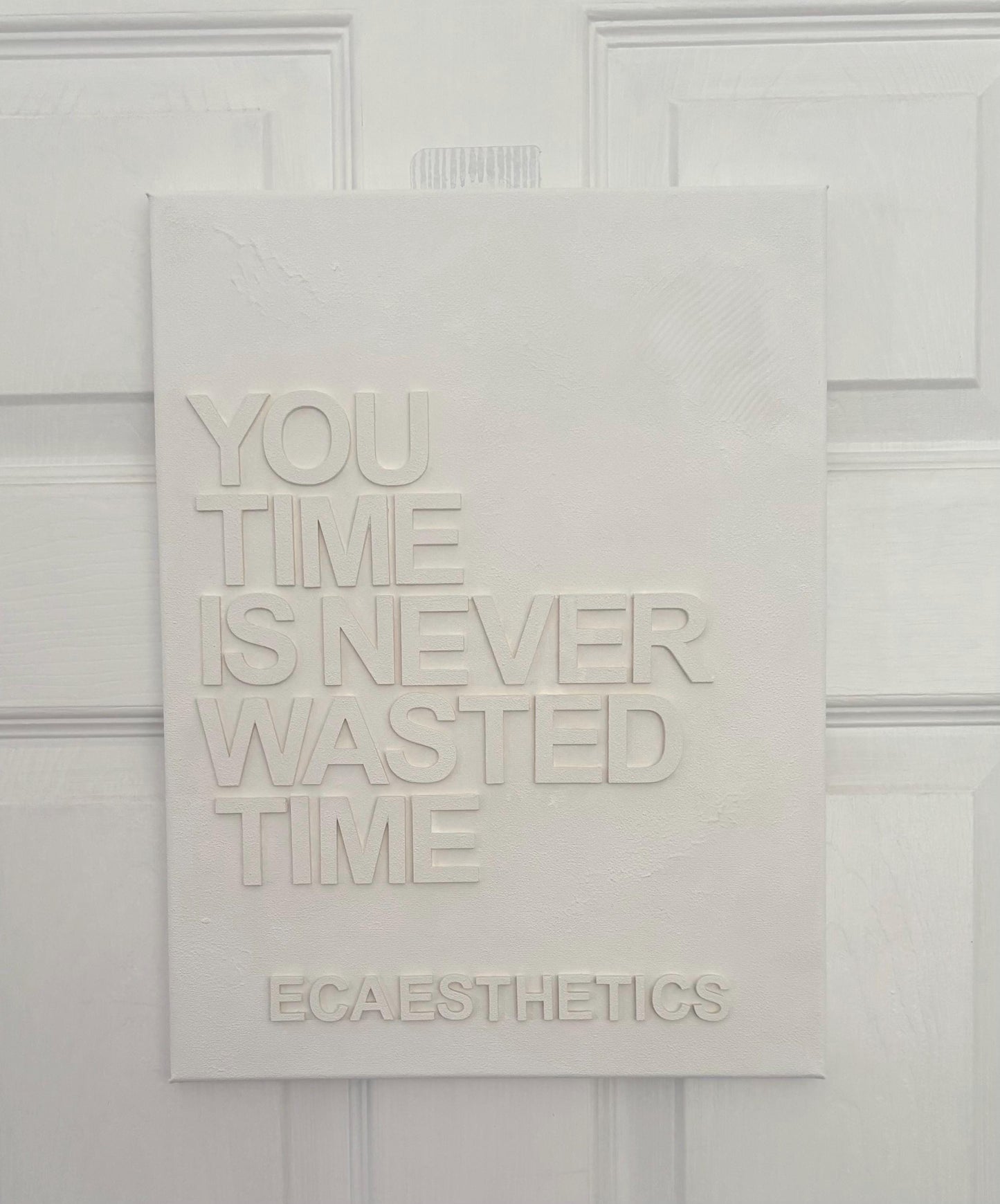 Textured canvas with wording (small)