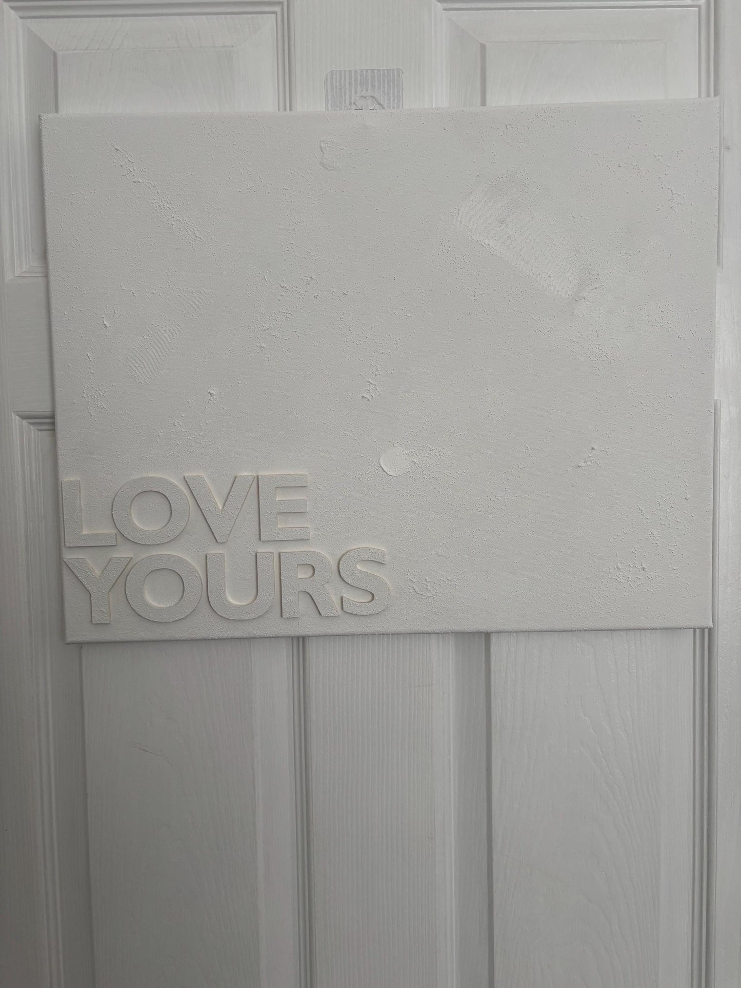 Textured canvas with wording (small)