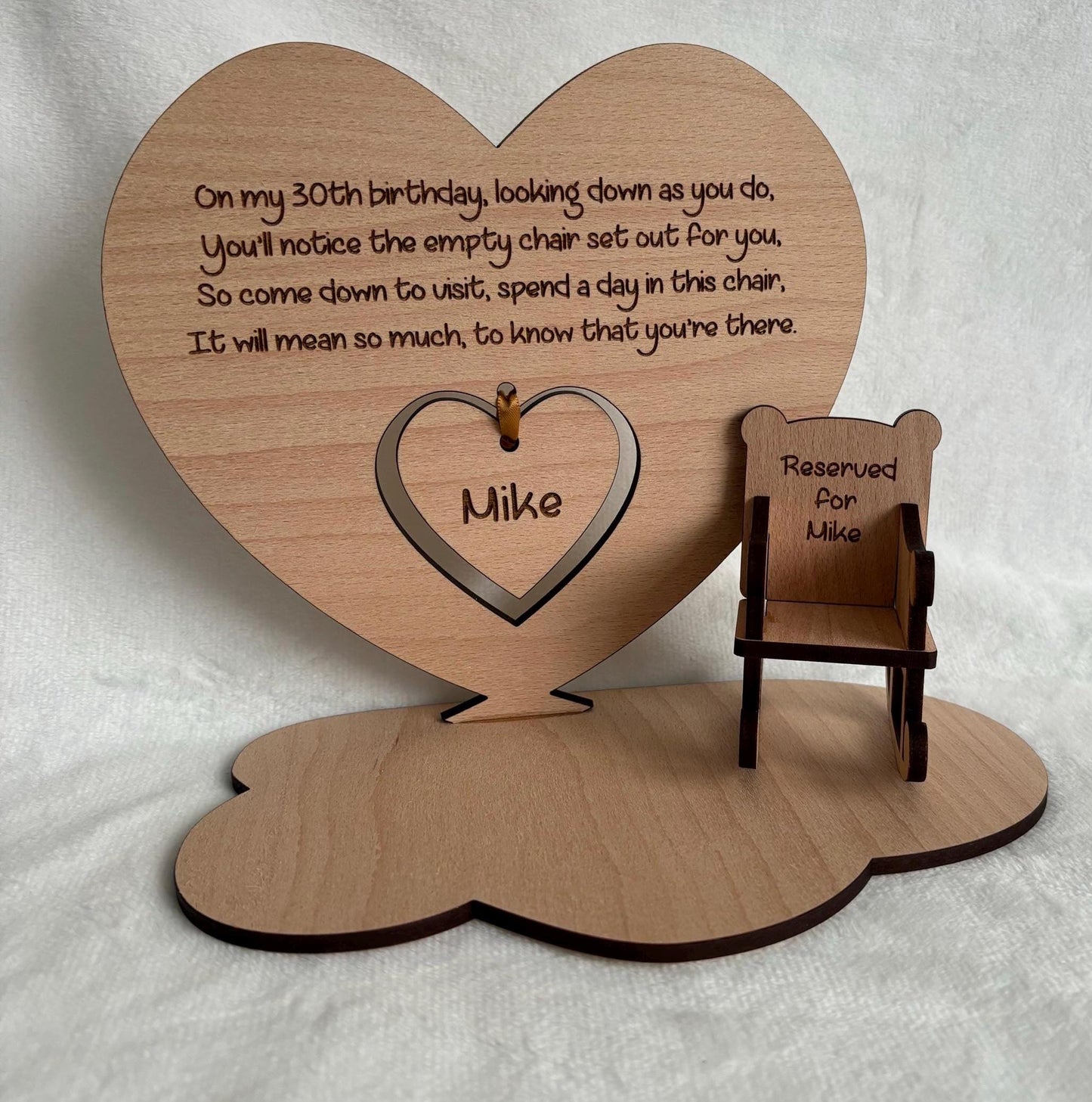 Personalised Memorial decoration
