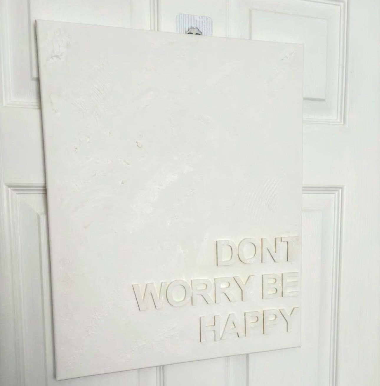 Textured canvas with wording (small)