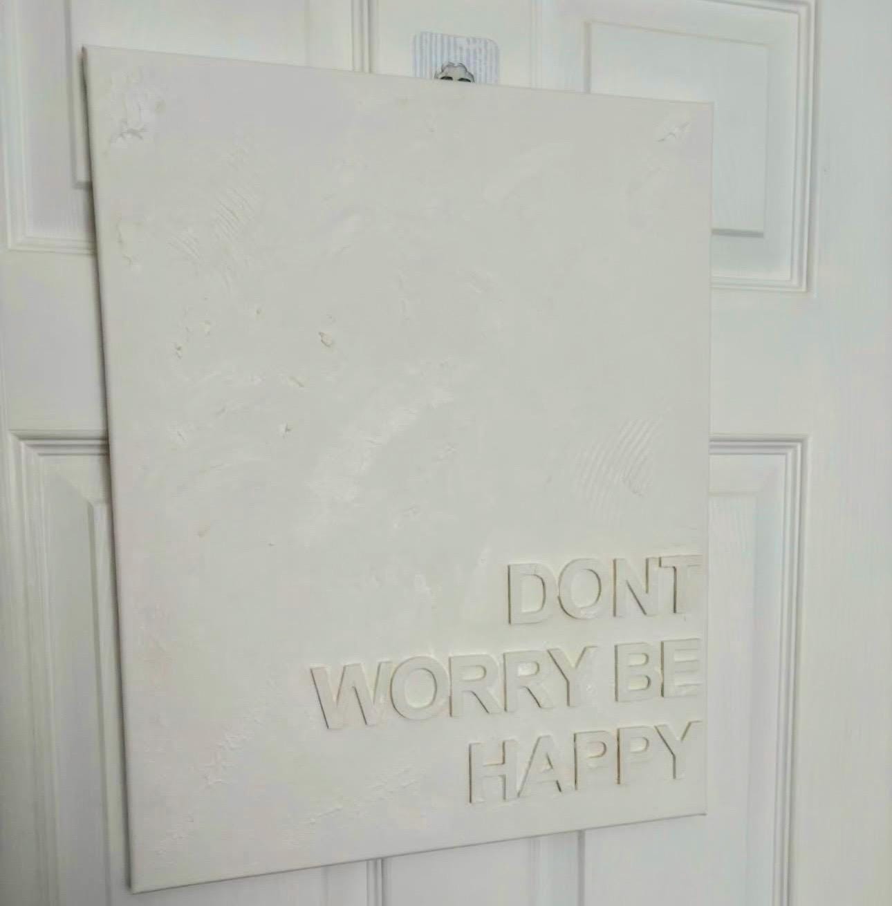 Textured canvas with wording (extra large)
