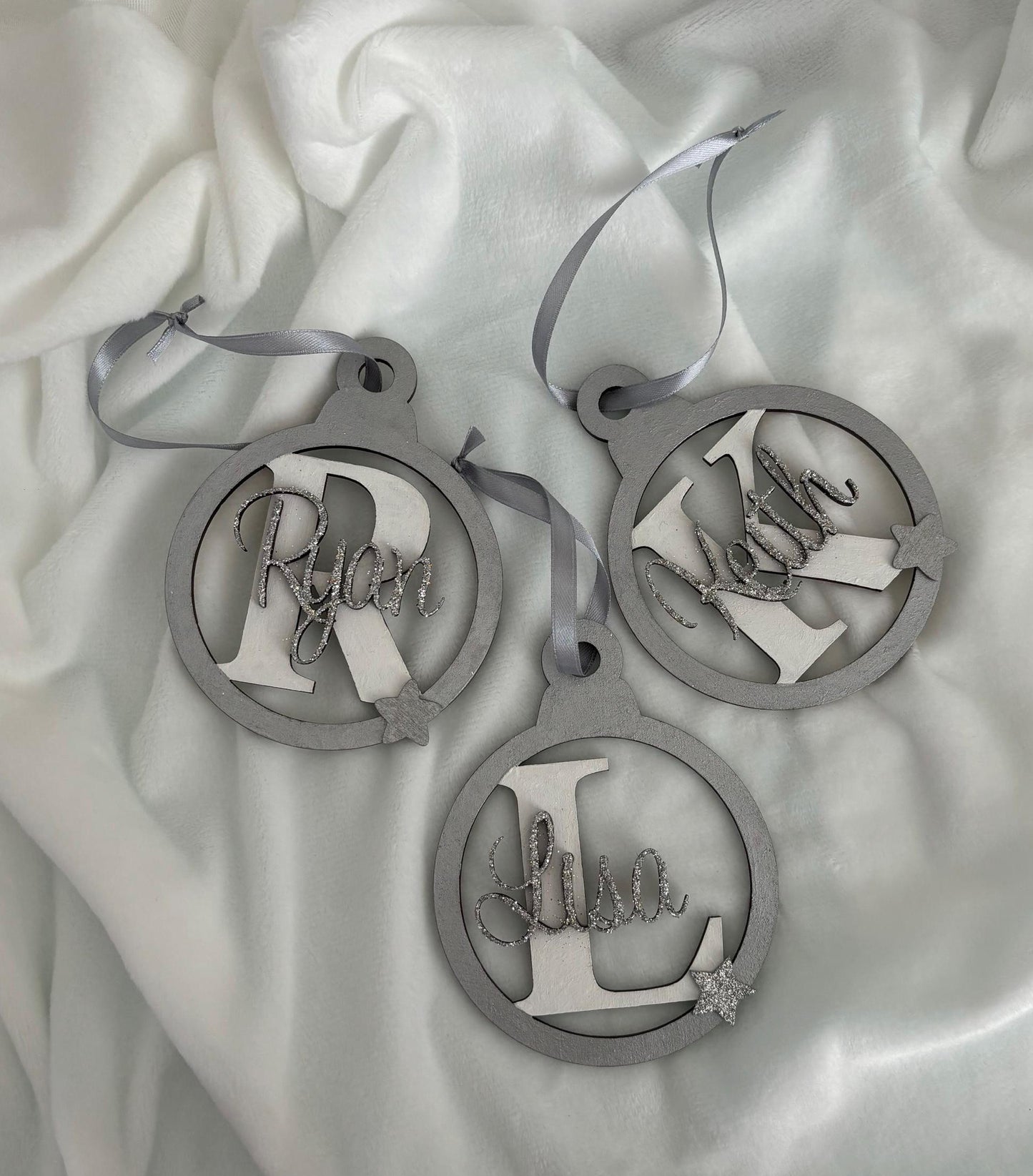 Personalised family name bauble