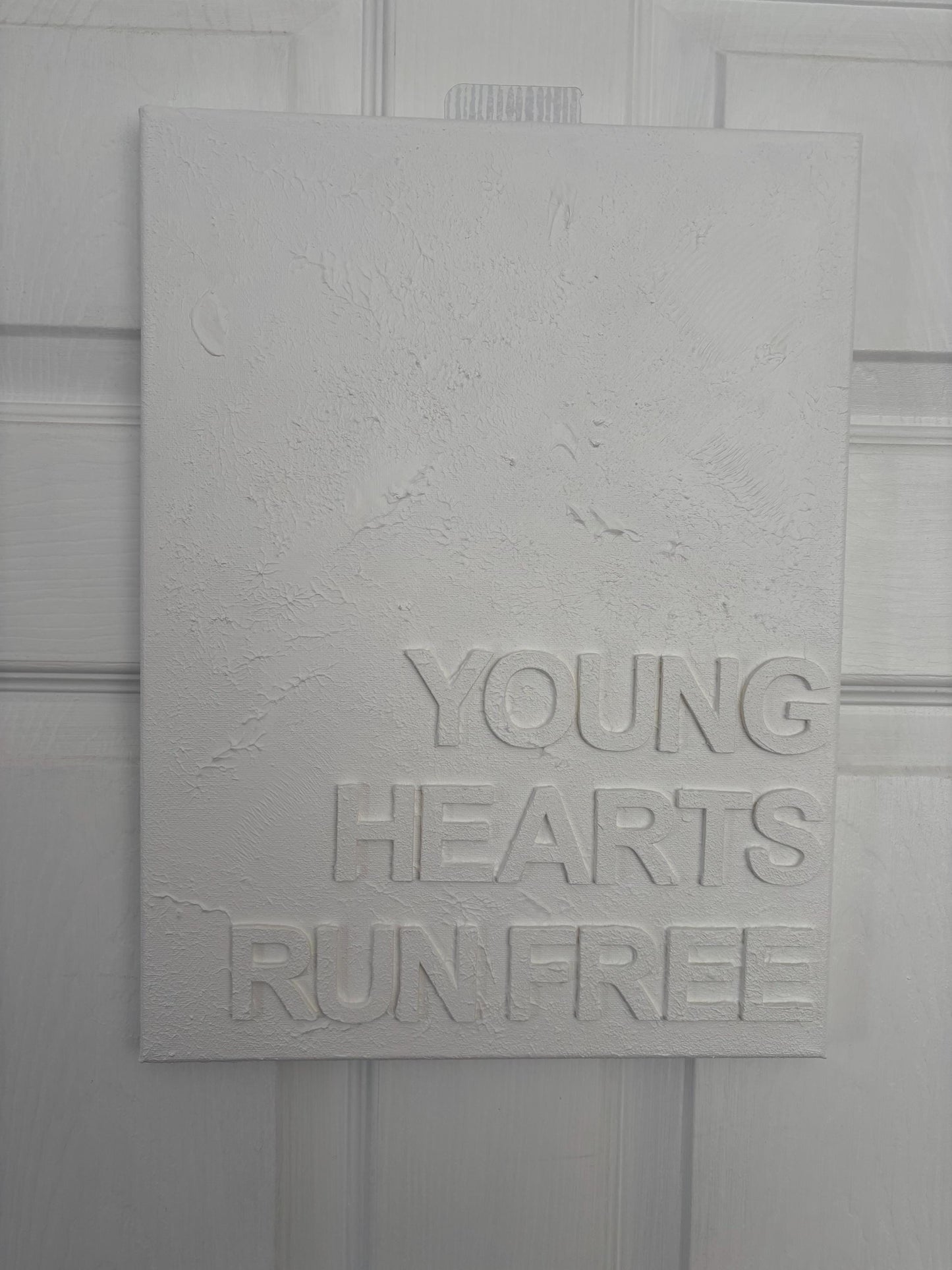 Textured canvas with wording (small)