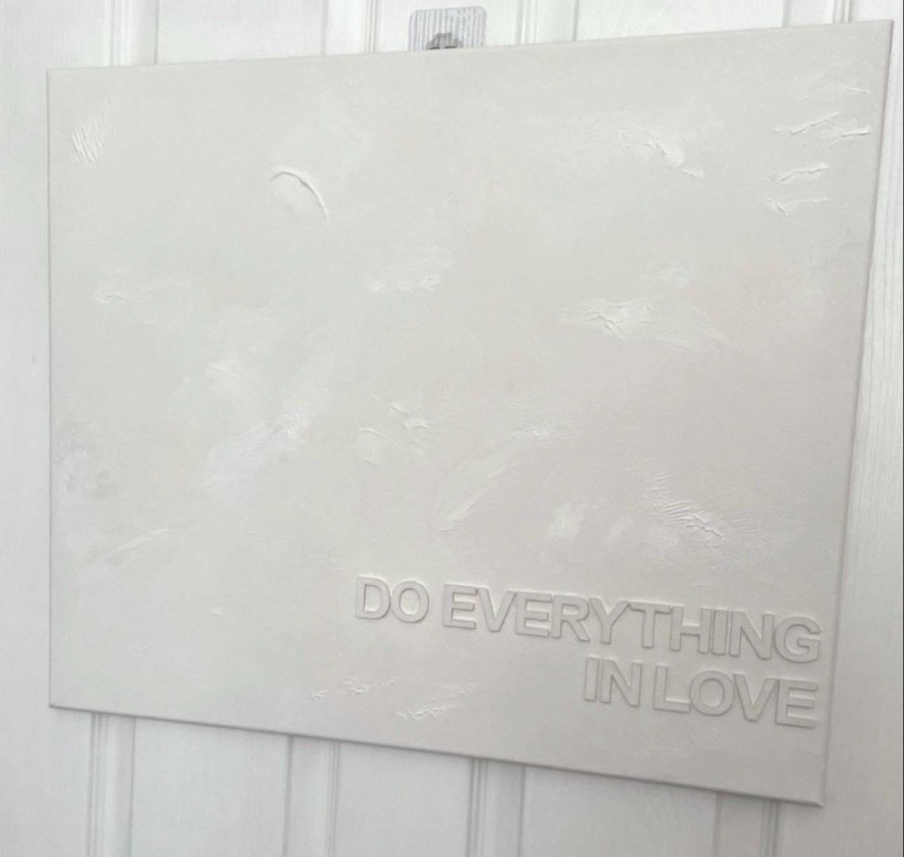 Textured canvas with wording (large)