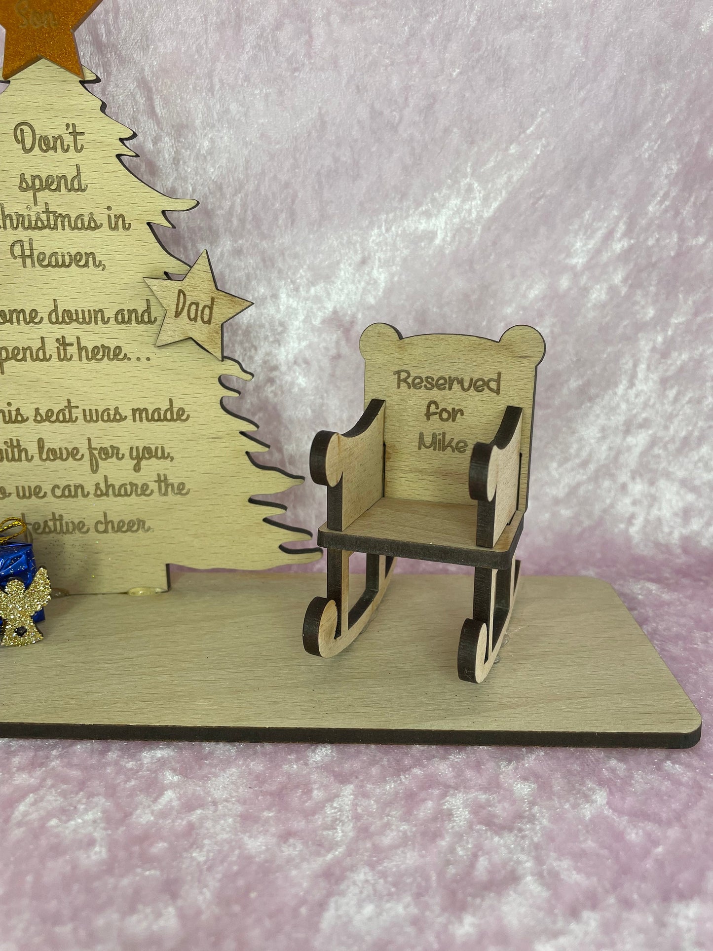 Personalised Memorial Christmas decoration