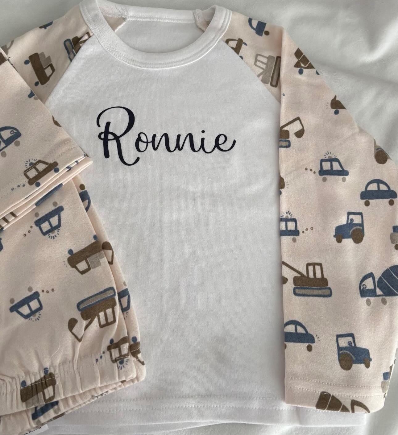 Personalised boys pyjamas