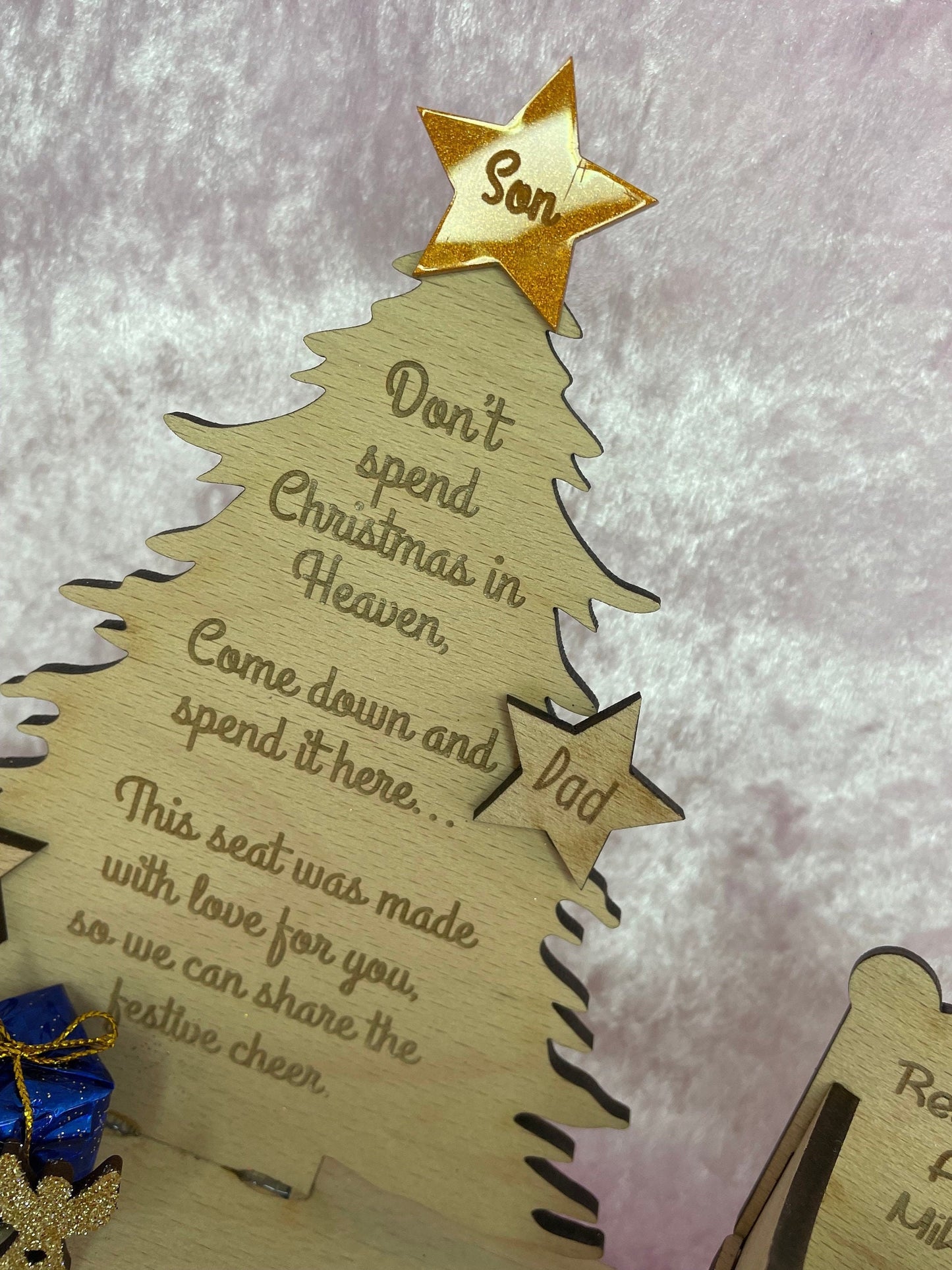 Personalised Memorial Christmas decoration