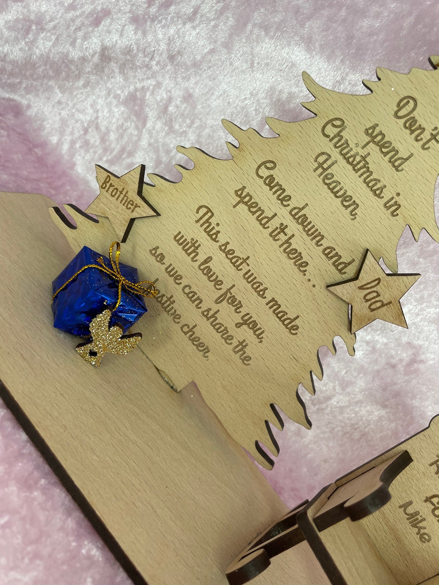 Personalised Memorial Christmas decoration