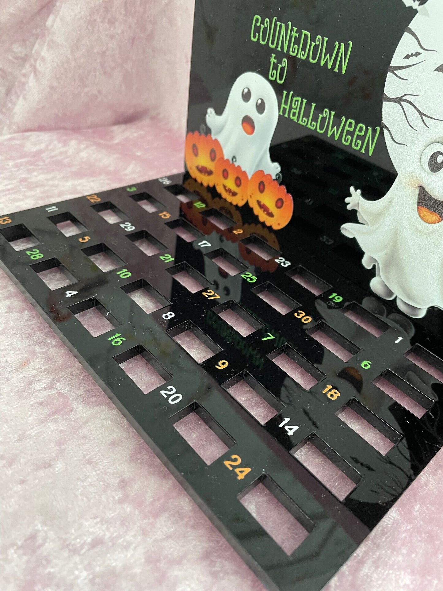 Personalised Halloween acrylic countdown