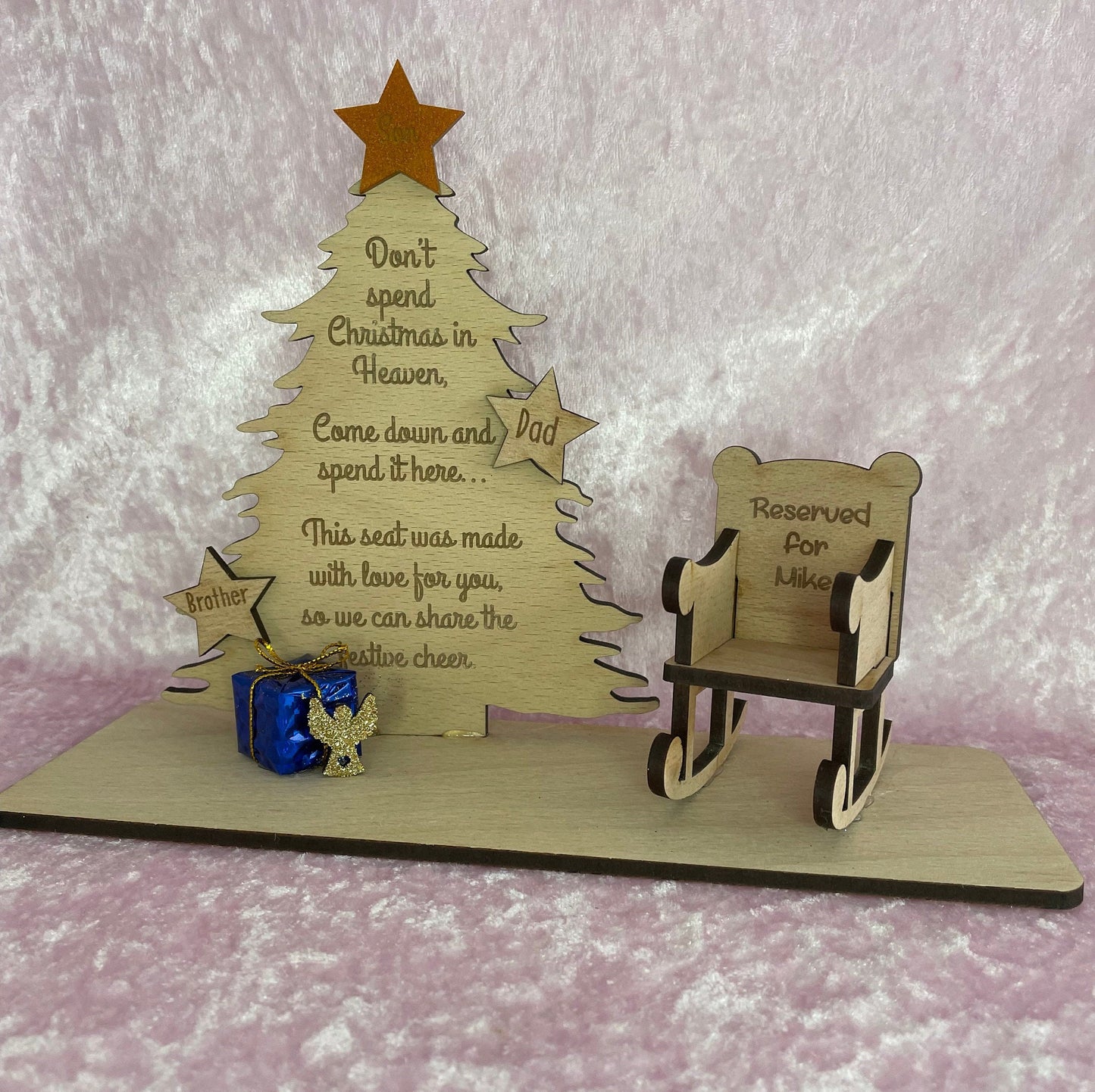 Personalised Memorial Christmas decoration