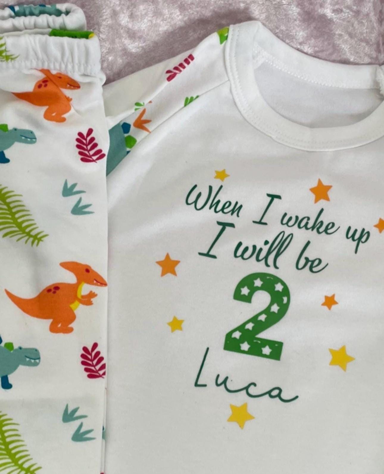 Personalised boys pyjamas