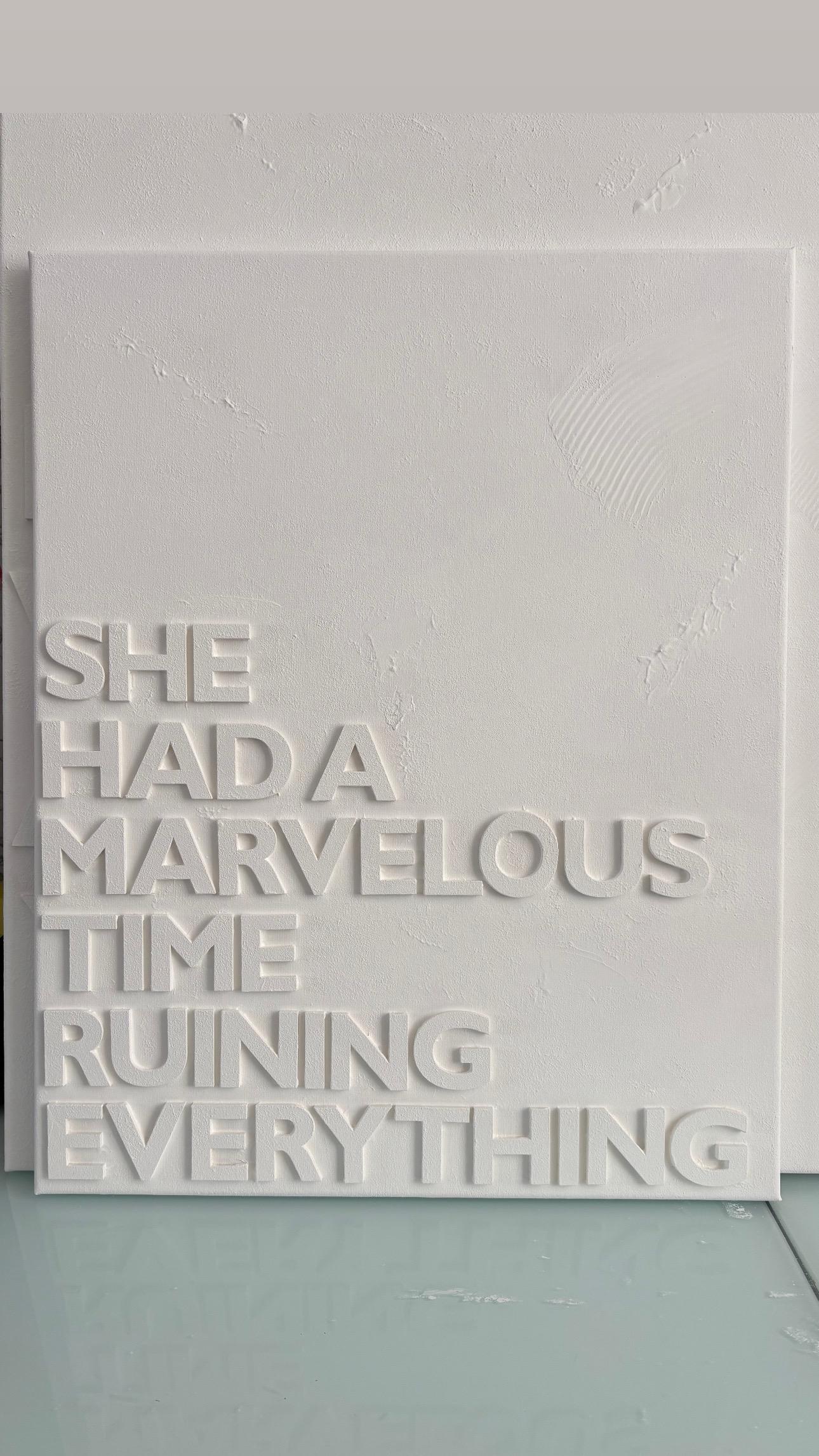 Textured canvas with wording (large)