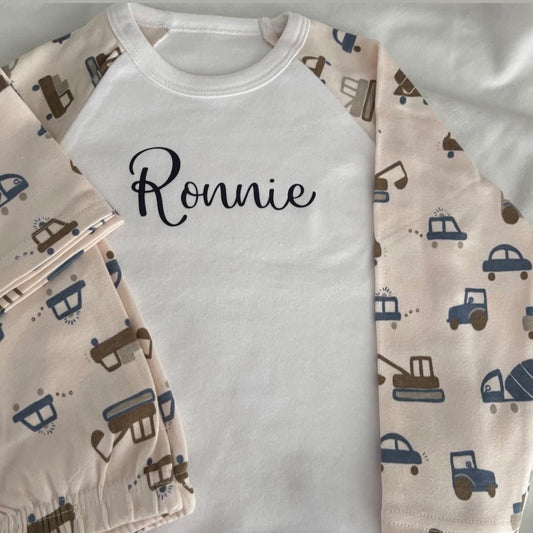 Personalised boys pyjamas