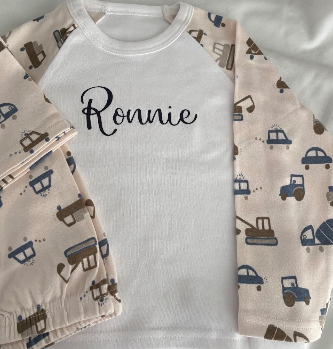 Personalised boys pyjamas