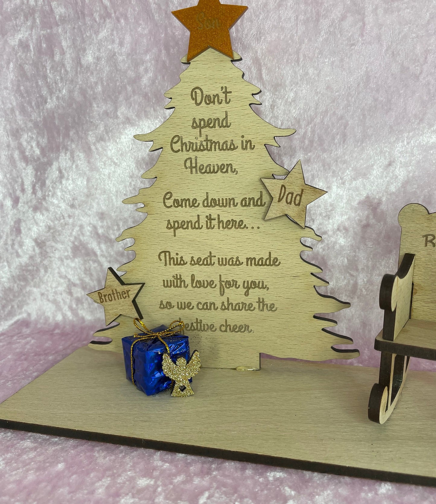 Personalised Memorial Christmas decoration