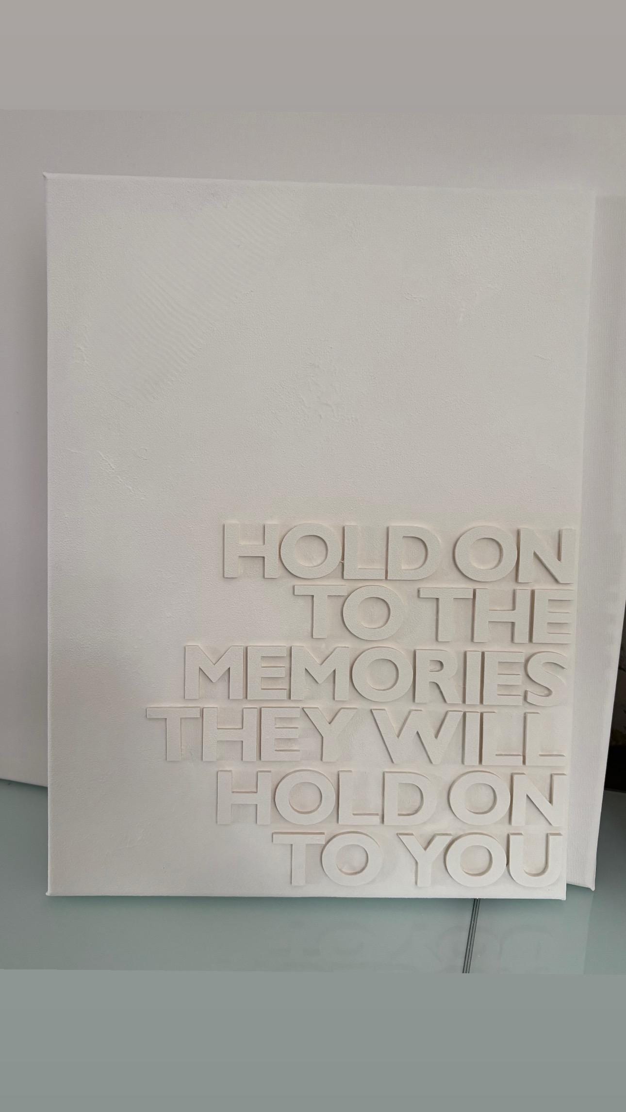Textured canvas with any wording (medium)