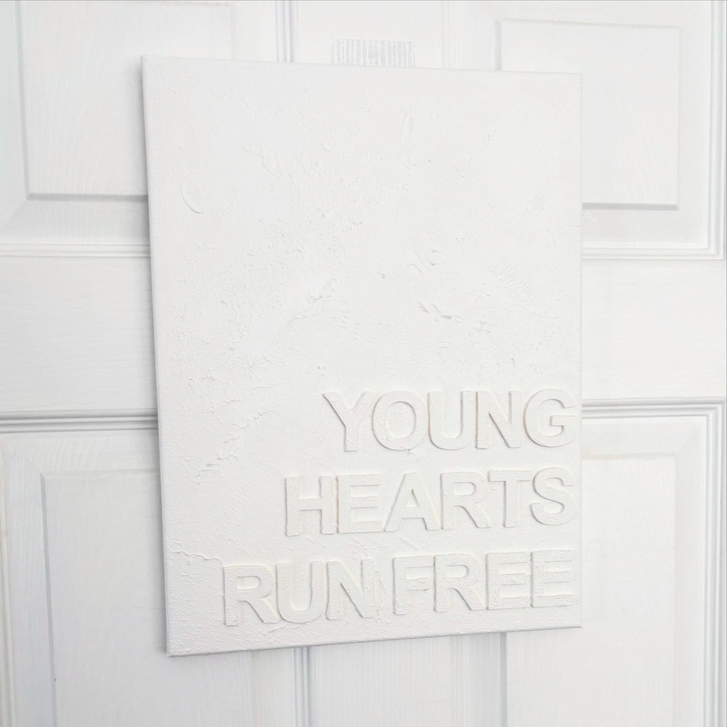Textured canvas with wording (small)