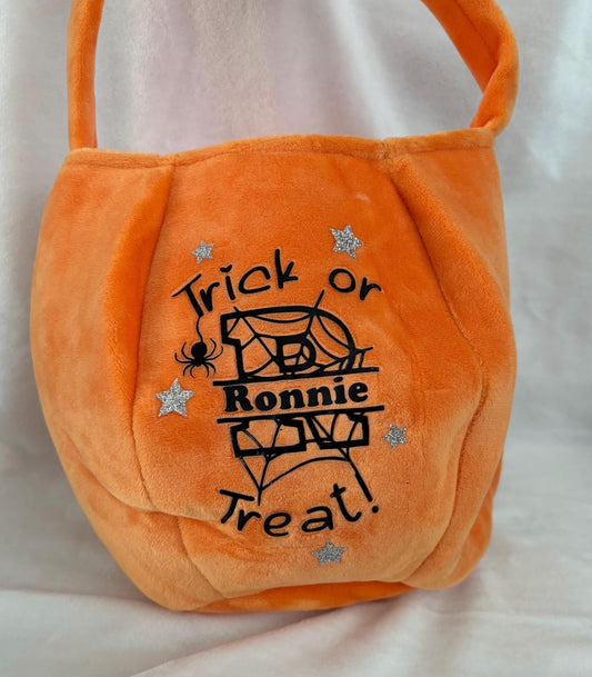 personalised trick or treat Halloween bags