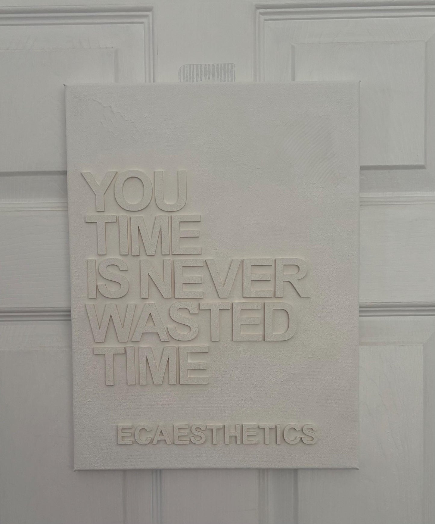 Textured canvas with wording (small)