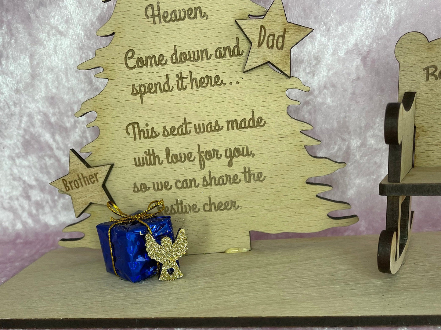 Personalised Memorial Christmas decoration