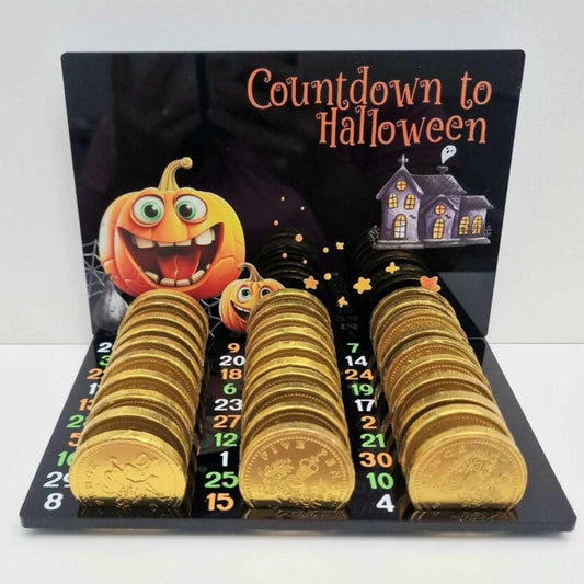 Personalised Halloween acrylic countdown