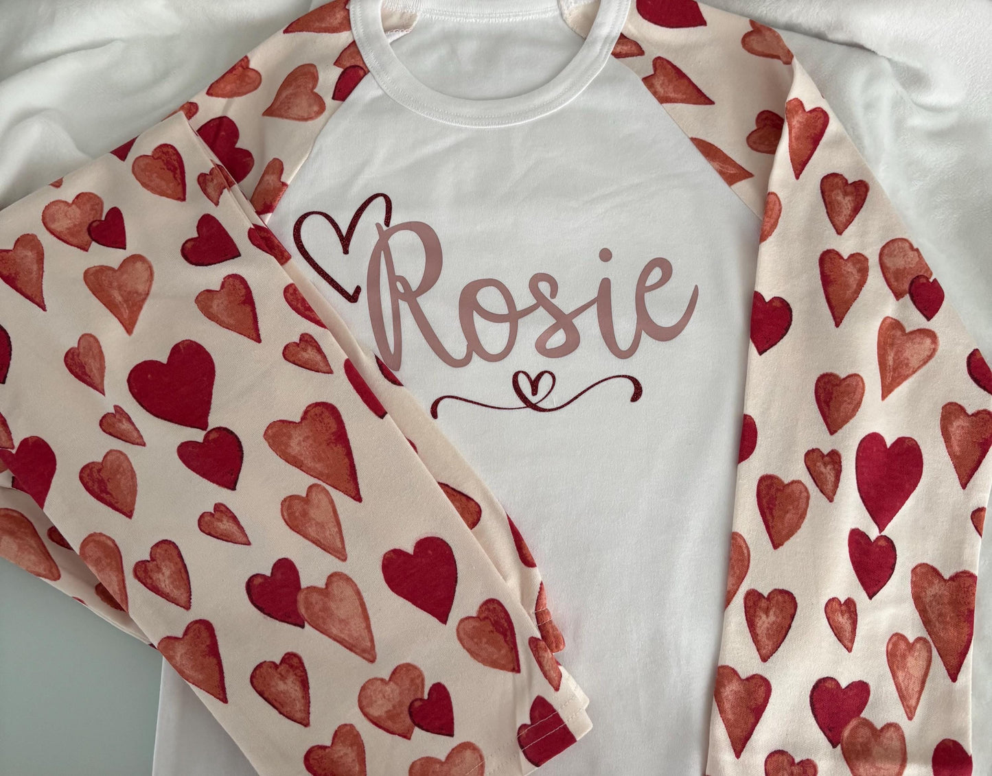 Personalised girls pyjamas