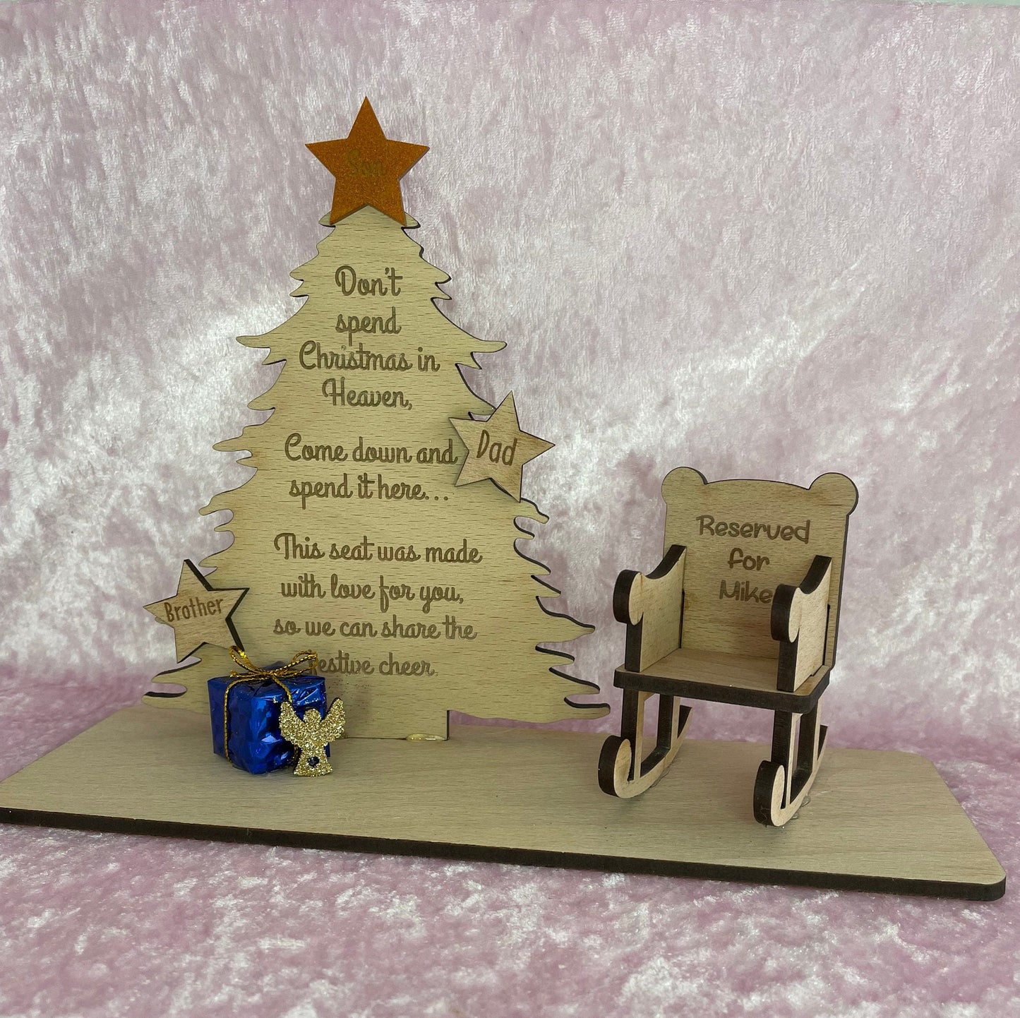 Personalised Memorial Christmas decoration