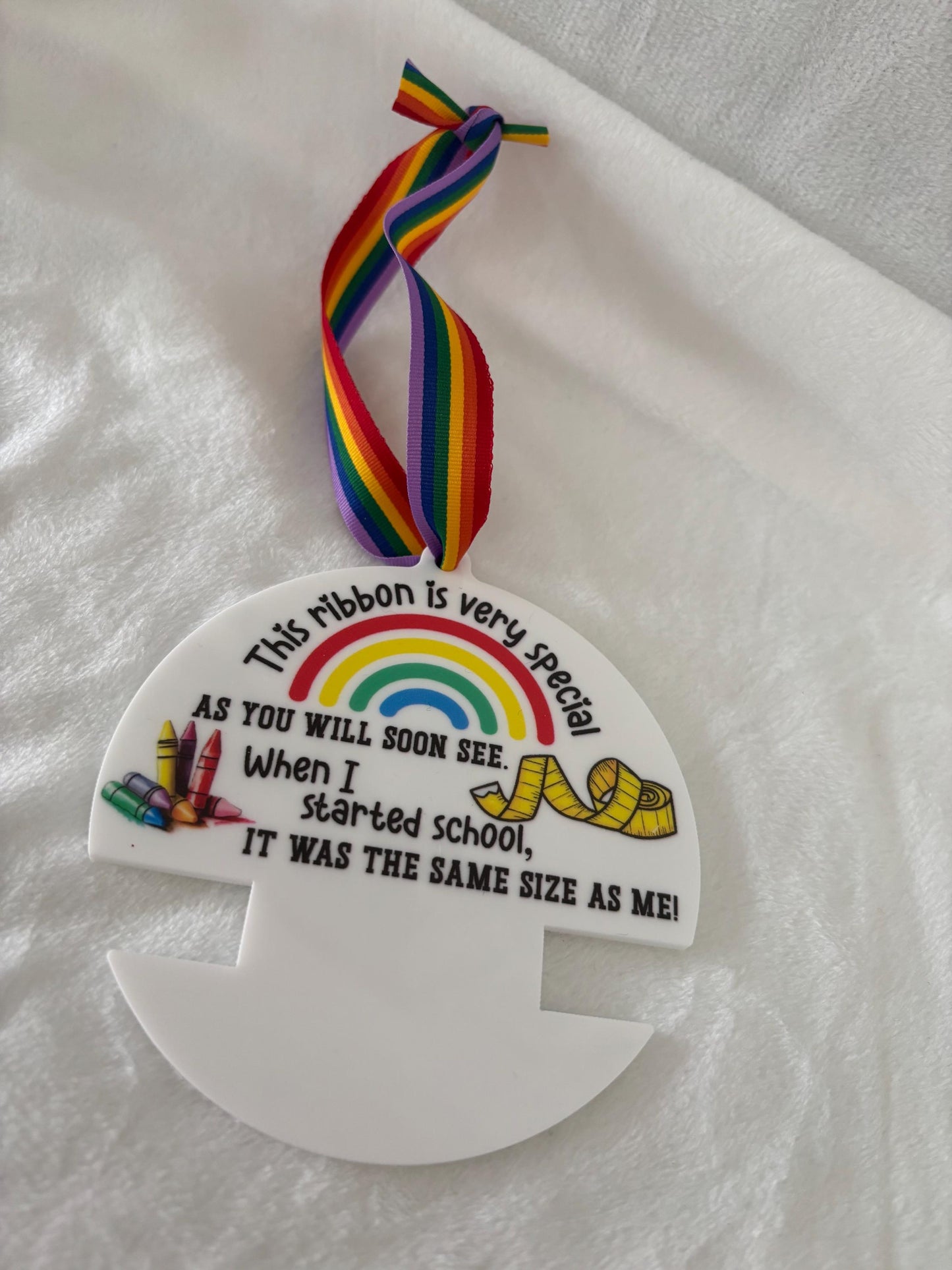 1st day at school height memory gift